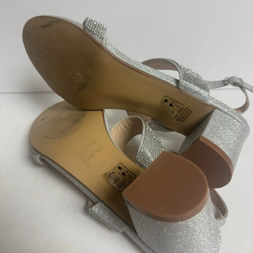 Touch Ups Womens Ares Sandal Silver Size 10 M